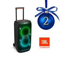 JBL Partybox mit farbiger LED-Beleuchtung als Adventskalender-Gewinn hinter Türchen 2.